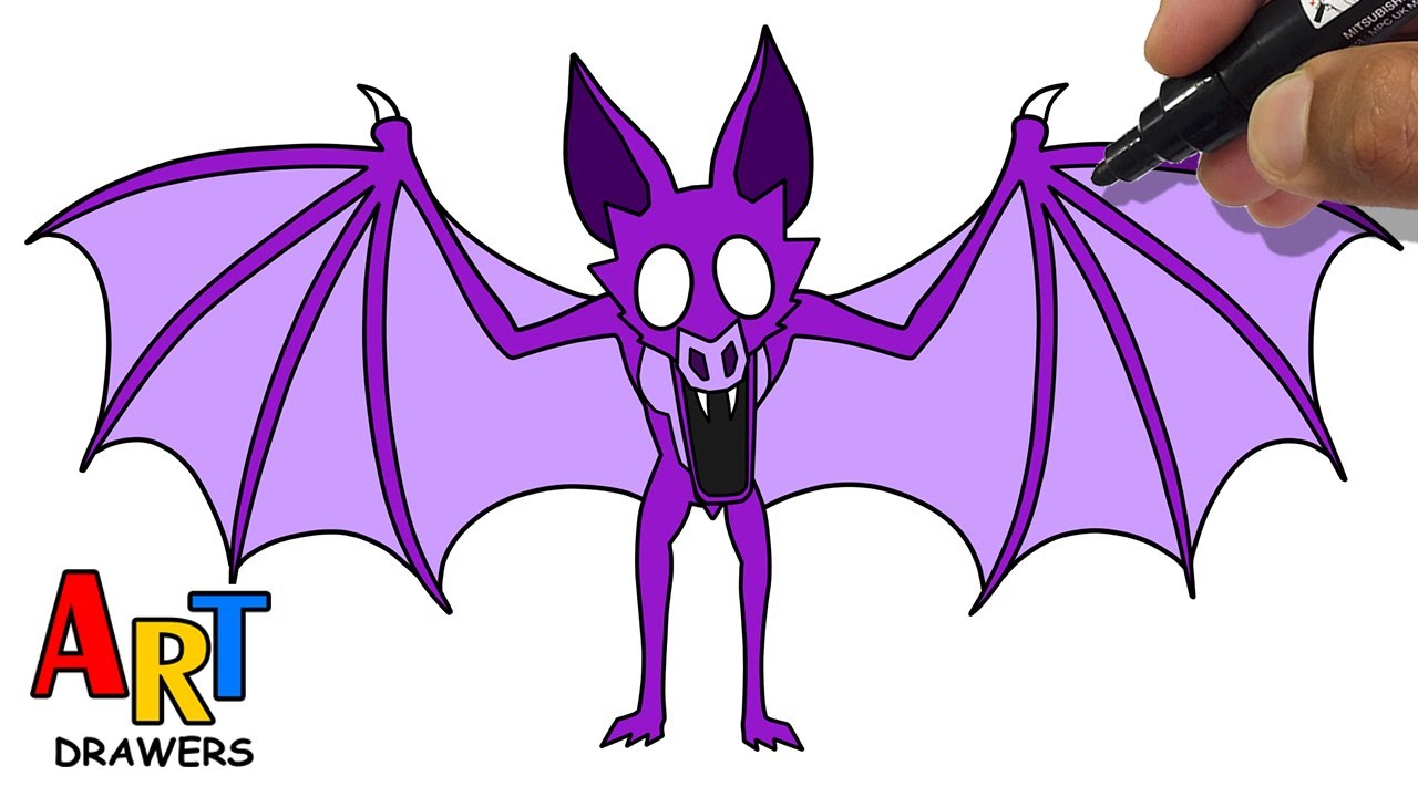 How to Draw New BAT ENTITY - 99 Nights in The Forest ( ROBLOX )