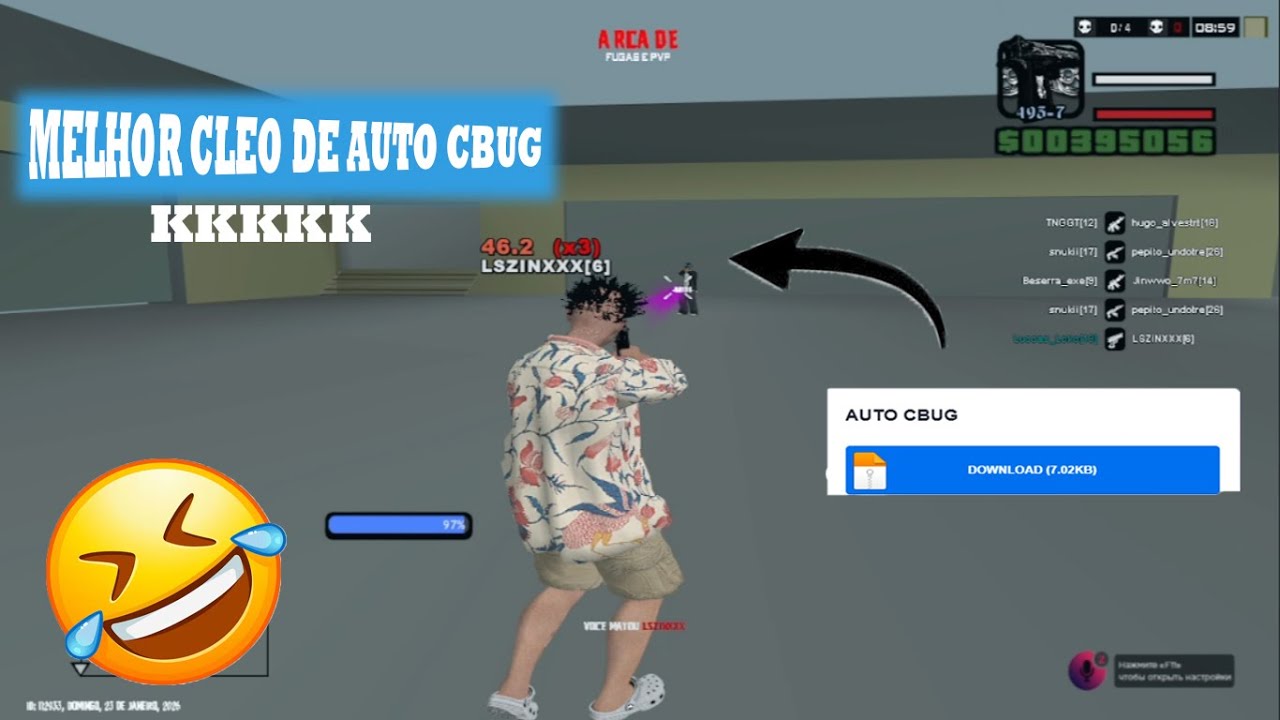 🔥 AUTO C-BUG NO SA-MP PC! 😱 Melhor CLEO Atualizado 2023 (SAMP PC)