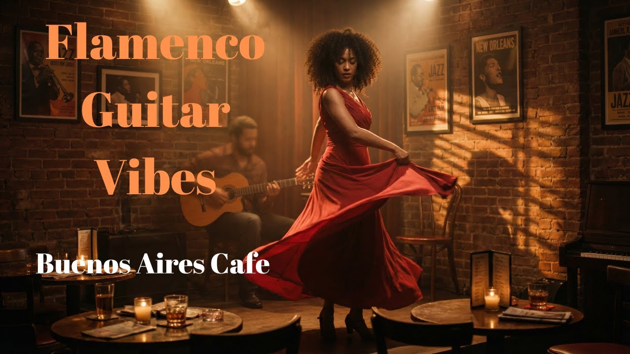 Buenos Aires Cafe | Flamenco & Tango Guitar | A Night in Argentina