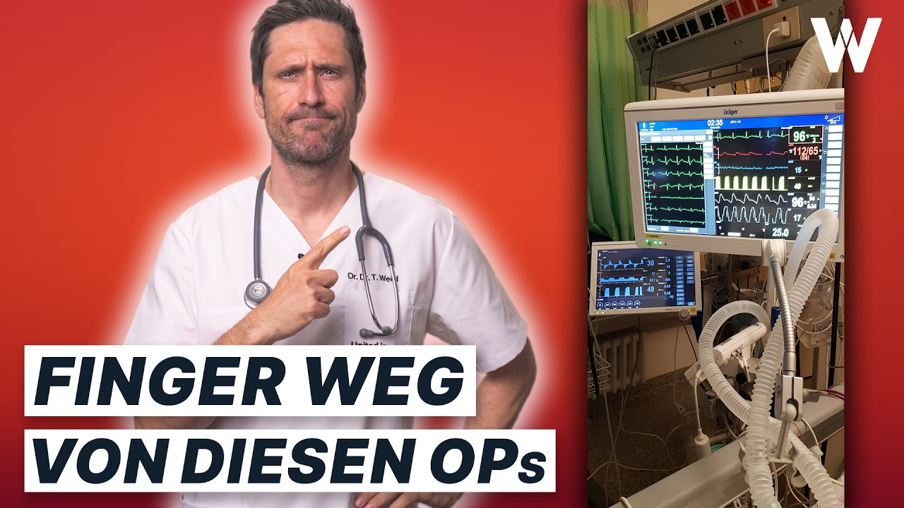 Diese 5 Operationen würde ich als Arzt NICHT bei mir machen lassen - bzw. nicht ohne Zweitmeinung