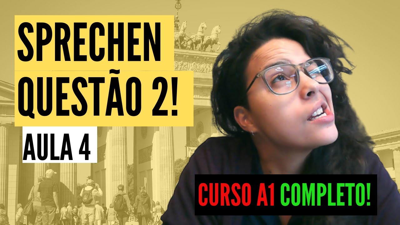 Perguntas em alemão: W-Fragen e Ja-Nein-Fragen | SPRECHEN QUESTÃO 2 | Aula #04 (2024)