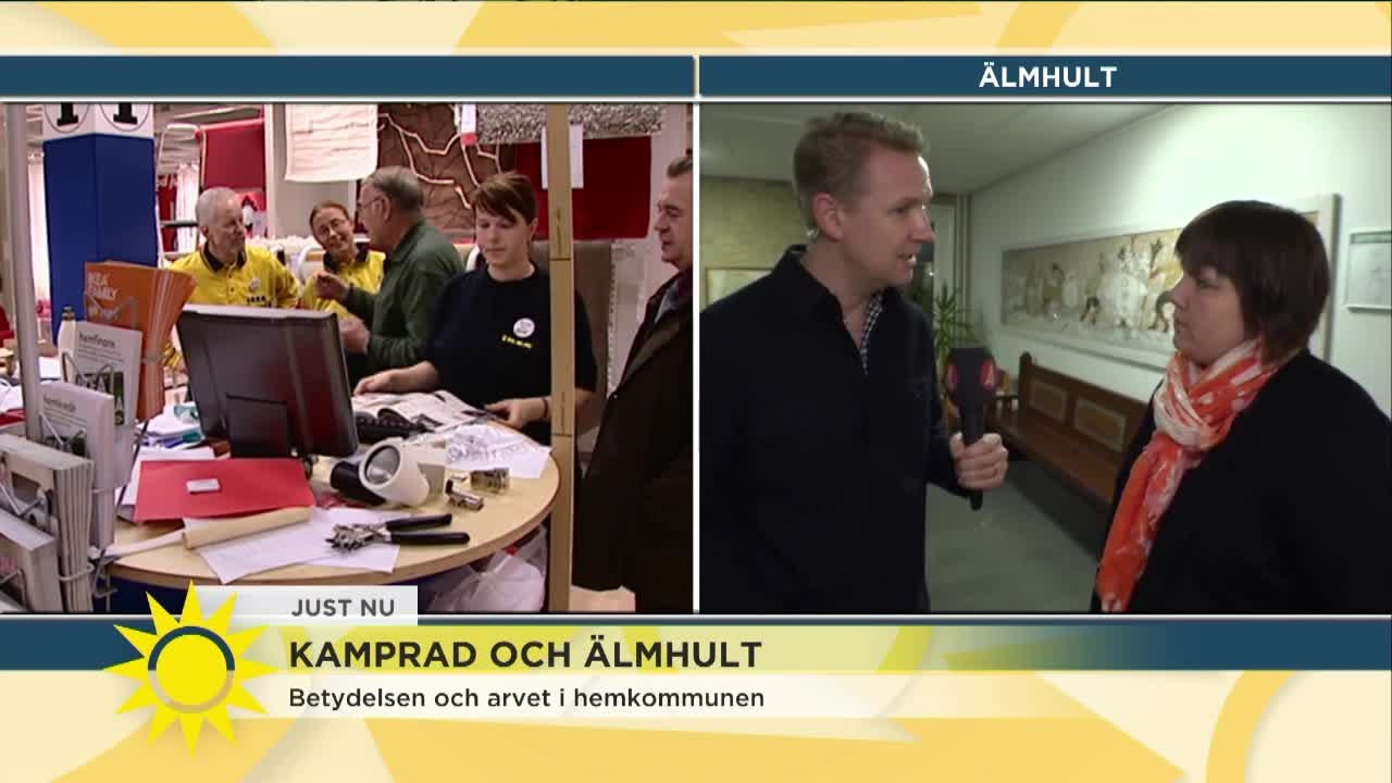 Så kommer Älmhult hedra Ingvar Kamprad idag  - Nyhetsmorgon (TV4)
