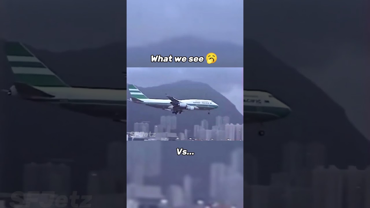 Landing at Kai Tak was CRAZY 😳🇭🇰 