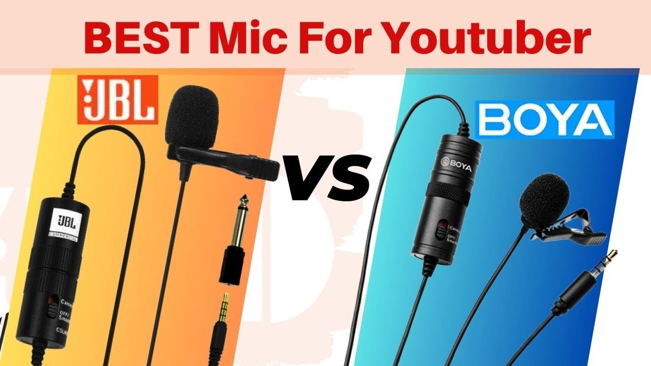 Kon Sa Microphone Achha For Youtuber - JBL Vs Boya By M1 | JBL Commercial CSLM20B Mic