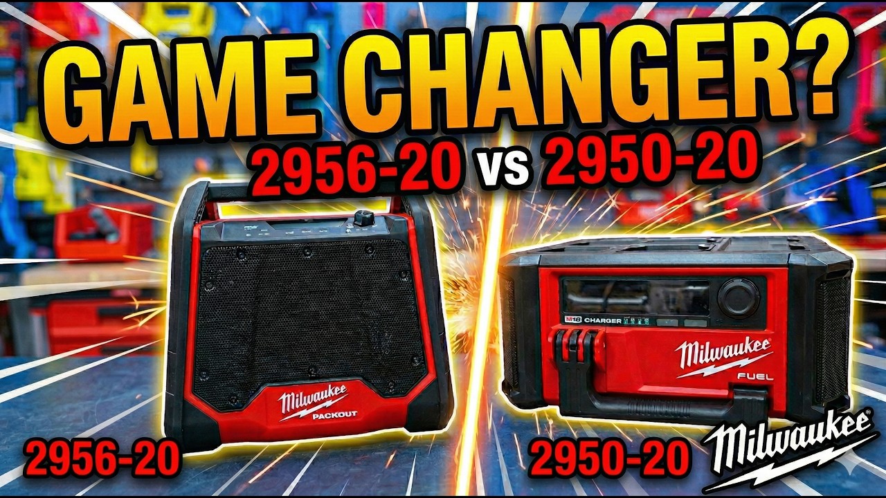 Milwaukee PACKOUT Radio GEN 2! 2956-20 vs 2950-20: Is It Actually Better?