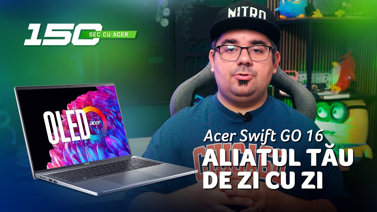 150 sec cu Acer Swift GO 16 (SFG16-71) - Aliatul tău de zi cu zi