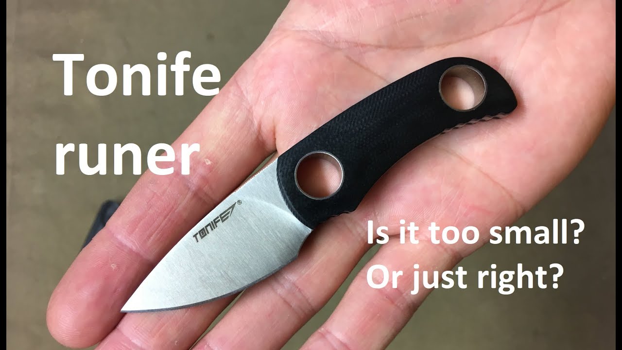 Tonife runer, neck EDC knife. 8cr14mov steel, G10, kydex multisheath.
