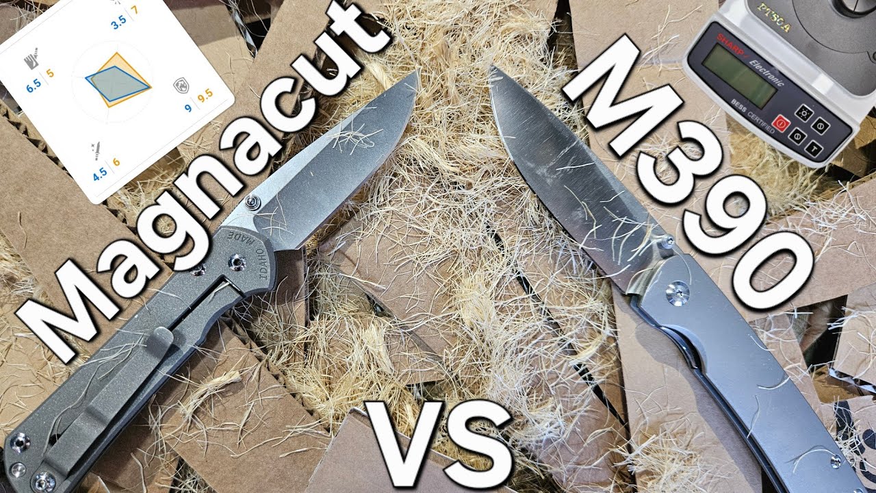 Edge retention testing with a Chris Reeve Knives Sebenza in Magnacut and an MBK in M390.