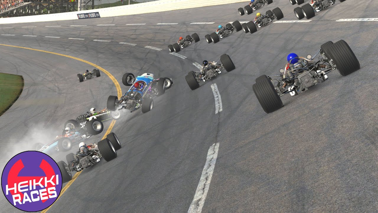 Inexplicablemente, esto es una carrera oficial (iRacing / Talladega / Lotus 49) || Heikki360ES