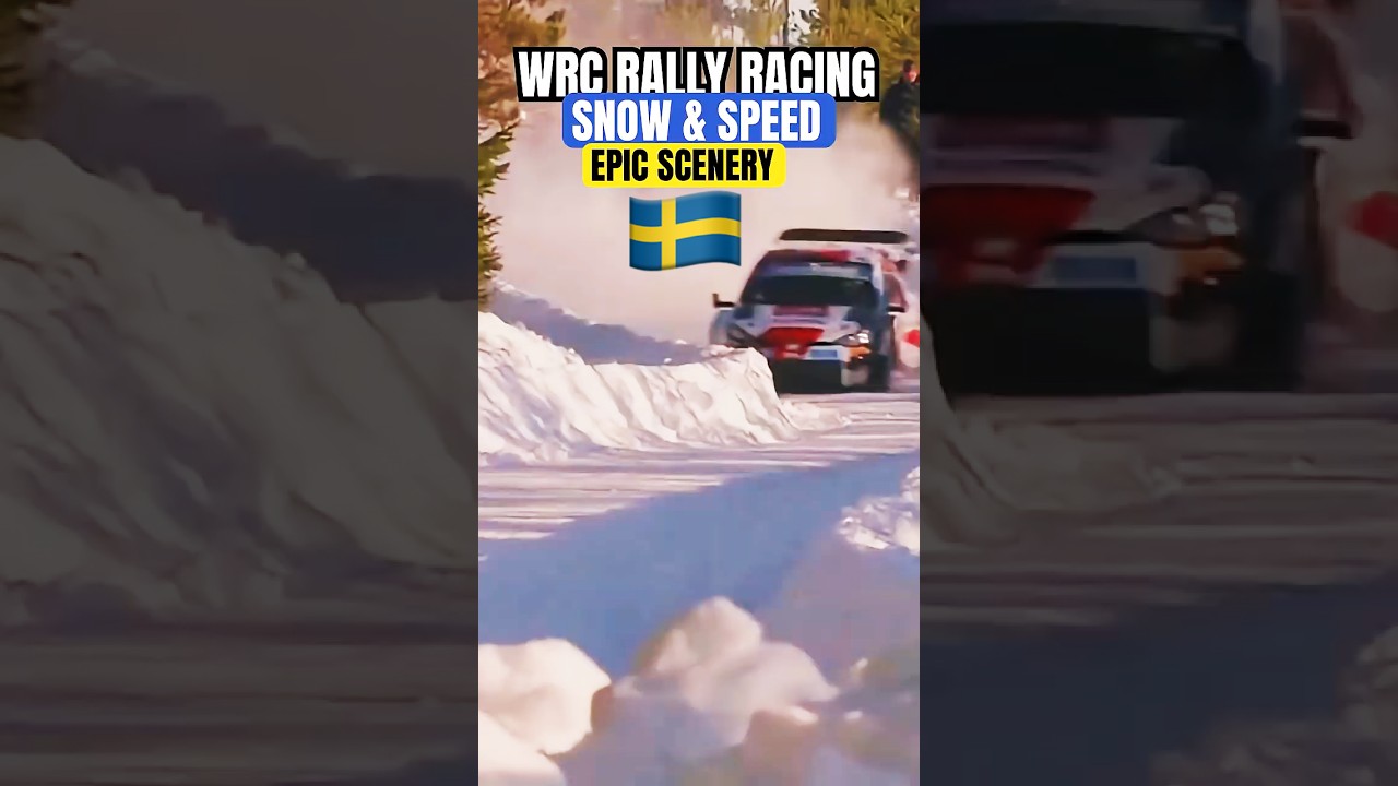 Wrc Rally Racing SNOW MAYHEM ❄️ Hybrid Beast in action | Sweden 🇸🇪 4K