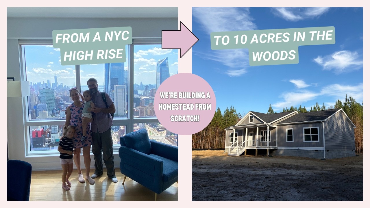 We Ditched New York City - Our 10 Acre Homestead Tour