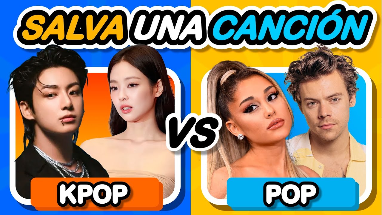 KPOP vs POP | Salva una Canción 🤔¿Qué Prefieres? Quiz de Música - GO QUIZ 🔥🔴🟢