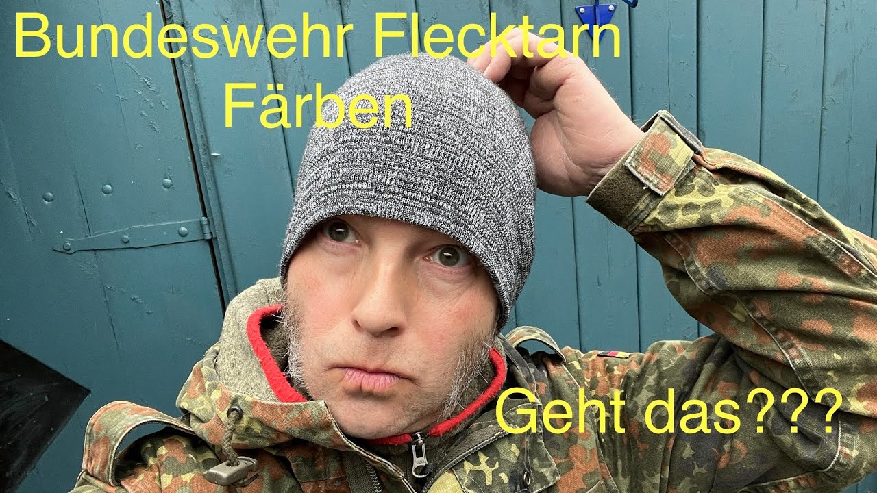 Bundeswehr Flecktarn - Feldjacke Färben - Geht das???