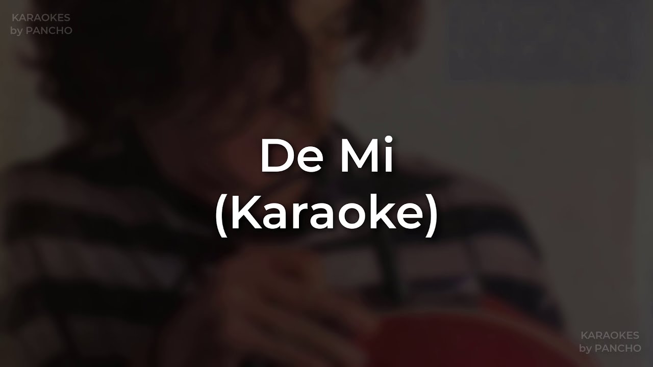 Charly García - De Mi (Karaoke Original)
