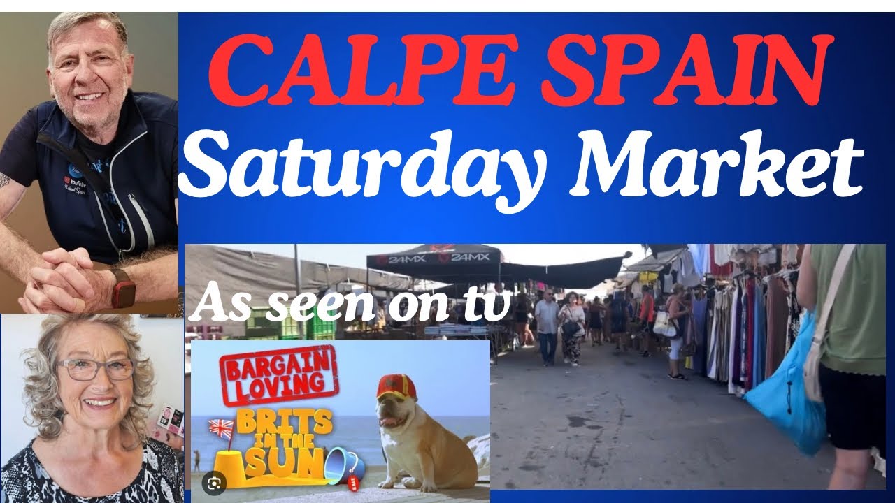CALPE SATURDAY MARKET COSTA BLANCA NORTH SPAIN