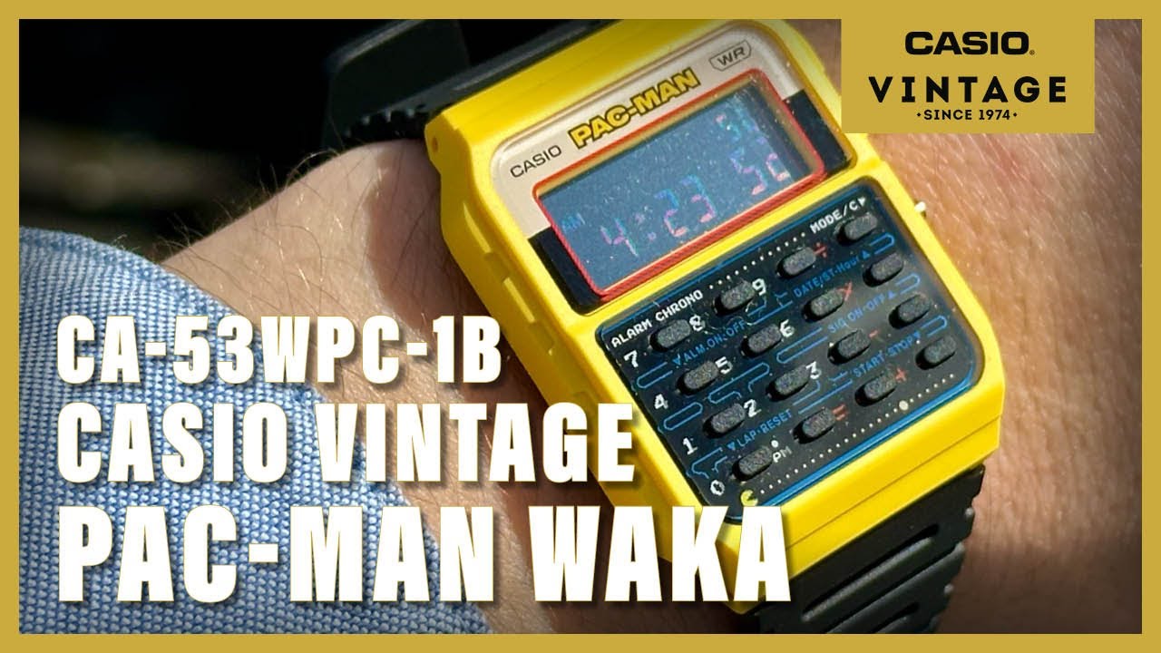 Unboxing The New Casio PAC-MAN CA-53WPC-1B