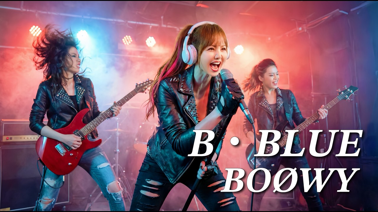 B・BLUE／BOØWY【メタル Cover / AI vs 人間】European Hard Rock Metal - Cover by ひろみちゃんねる / 歌ってみた