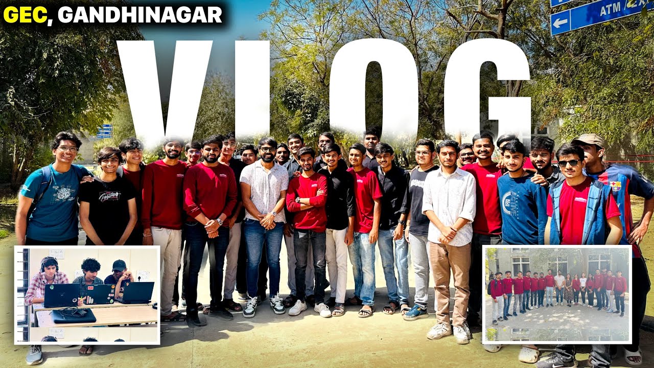 VLOG 3 || GEC, GANDHINAGAR || PRIYESHSIR GYANPEETH
