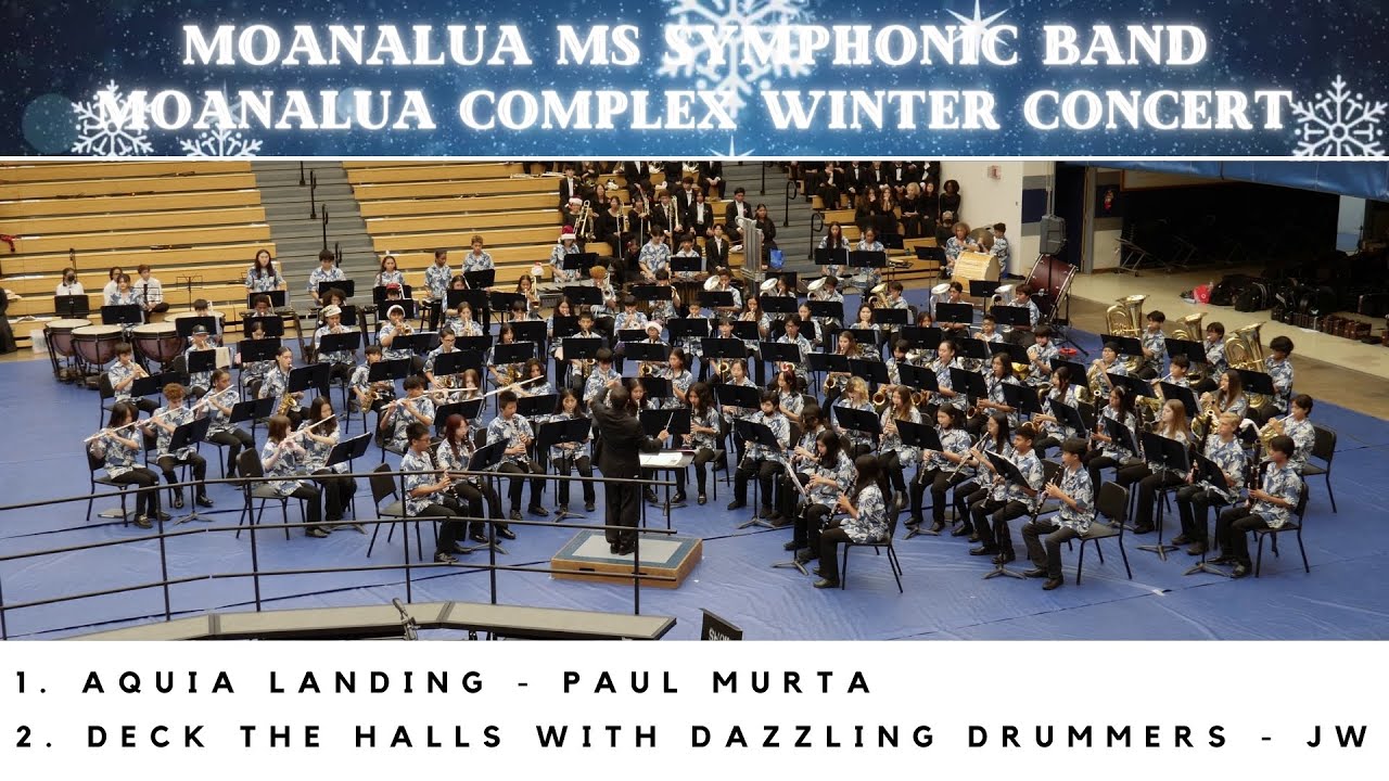 Moanalua MS Symphonic Band | 2023 Moanalua Complex Winter Concert