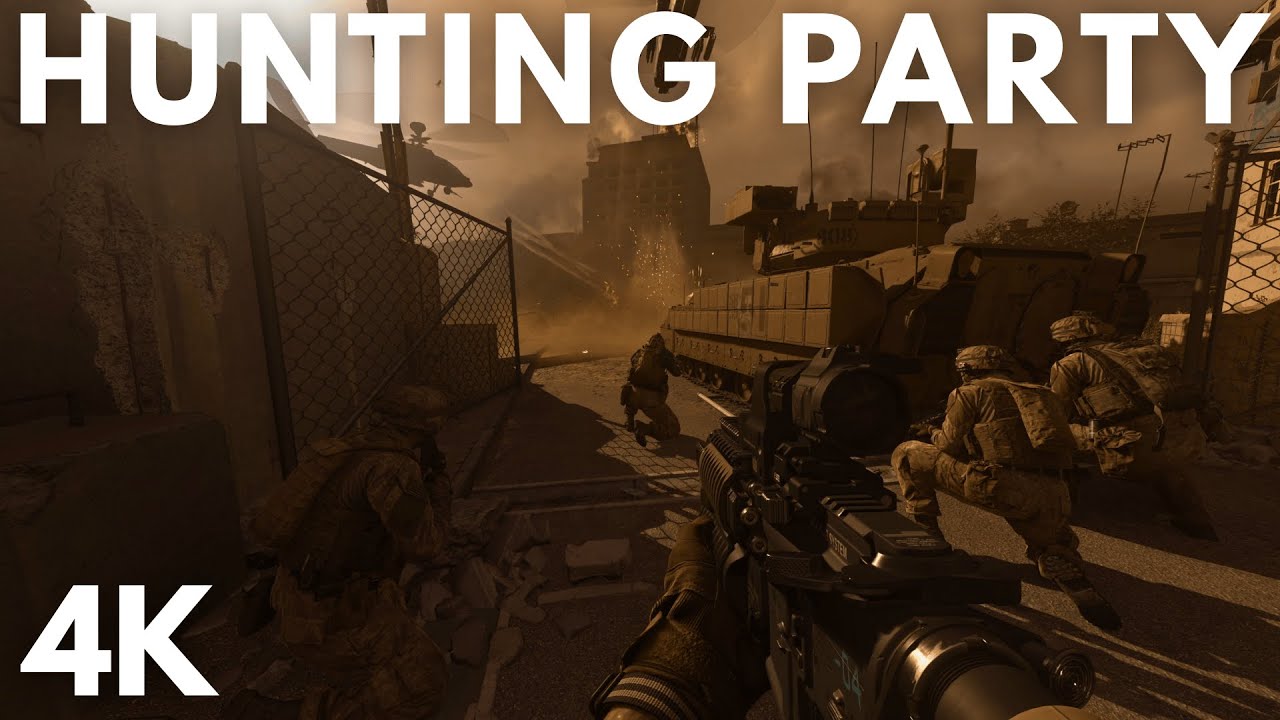 COD Modern Warfare 2019 Hunting Party (No Damage) Realism Difficulty | 4K 60FPS Ultra Realistic