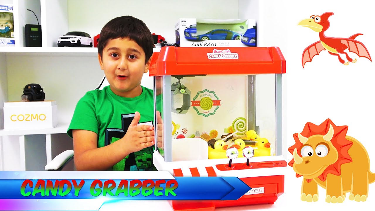 Candy grabber machine surprise challenge