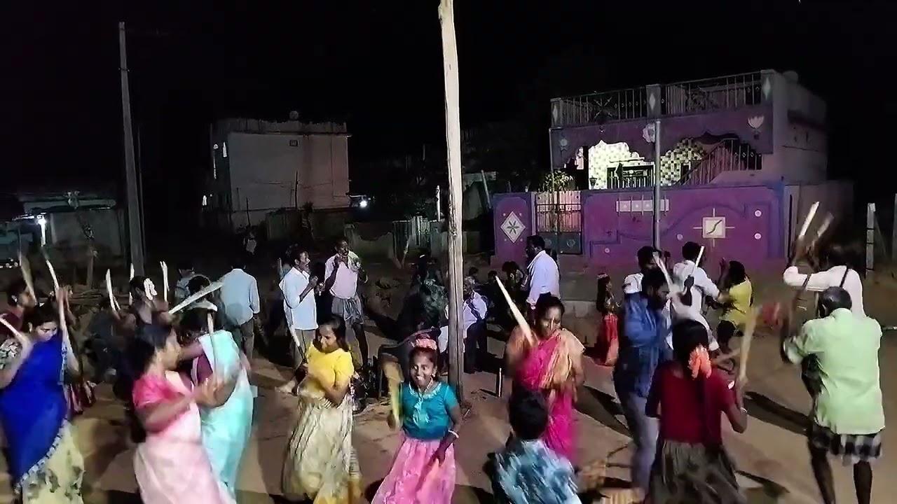 పల్లెటూరి కోలాటం 😍 | చెంచువారిపల్లి కోలాట బృందం #కోలాటం #village #folksong #భజనపాటలు #భజన #video 