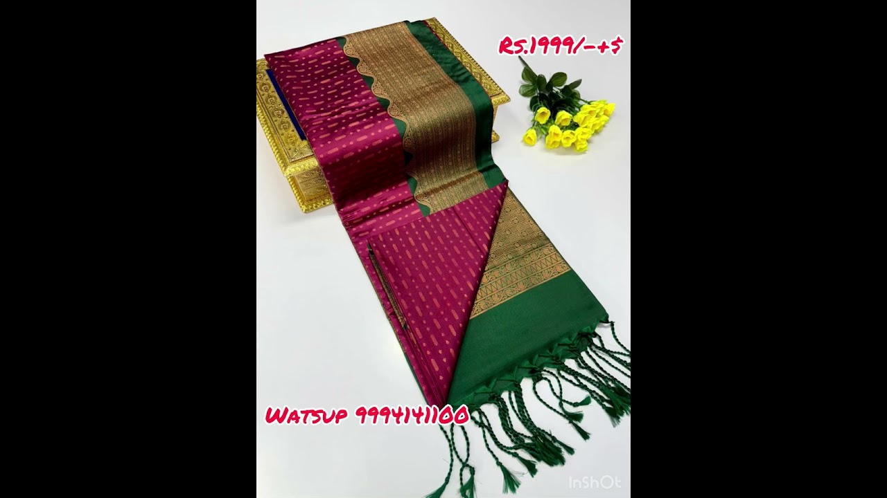 LUXURY BORDER SOFT SILK*Pure silk type soft silk sarees