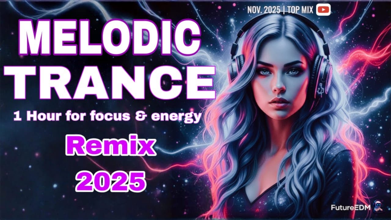 🚀 Arranca el día con energía MELODIC TRANCE 2025 | 1 Hora Top Mix para Enfoque y Energía🔥AI-Powered