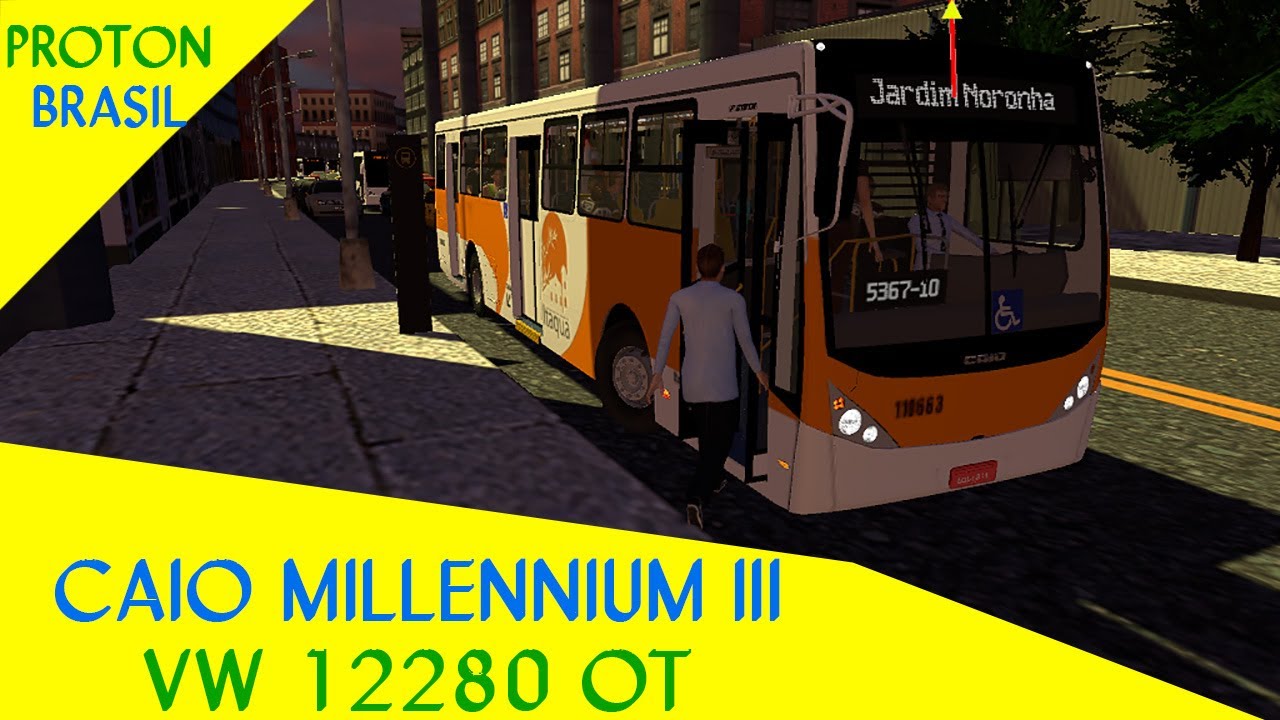 Mod Proton Bus - Caio Millennium III VW 17.280 OT Euro V