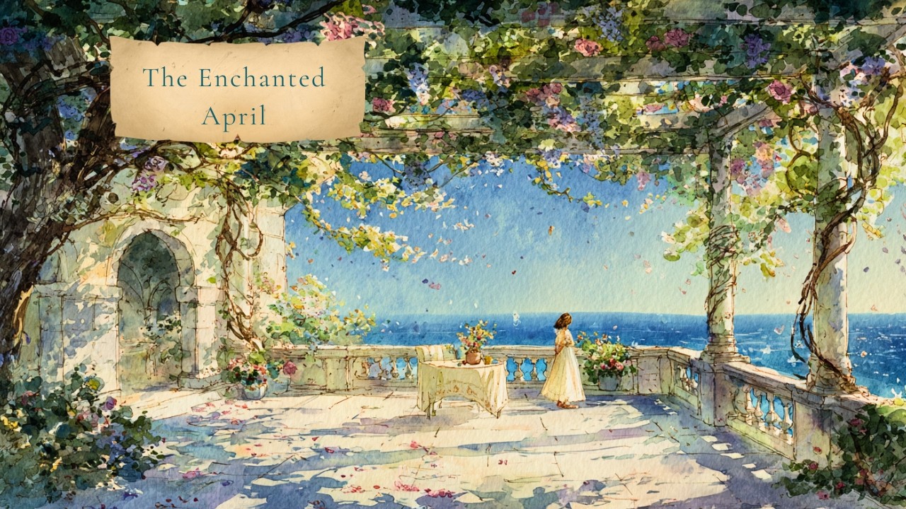 Calm Literary Music ☕️ Inspired by The Enchanted April – Spring by the Sea