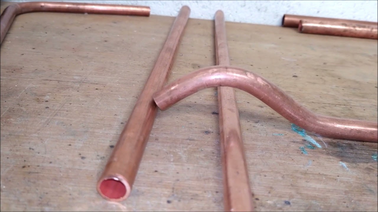 Façonnage du cuivre avec cintreuse arbalète méthode chantier