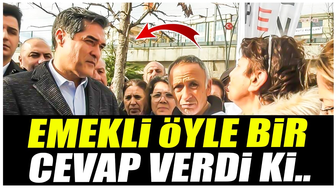 Buğra Kavuncu'ya dert yanan emekli öyle bir cevap verdi ki... 