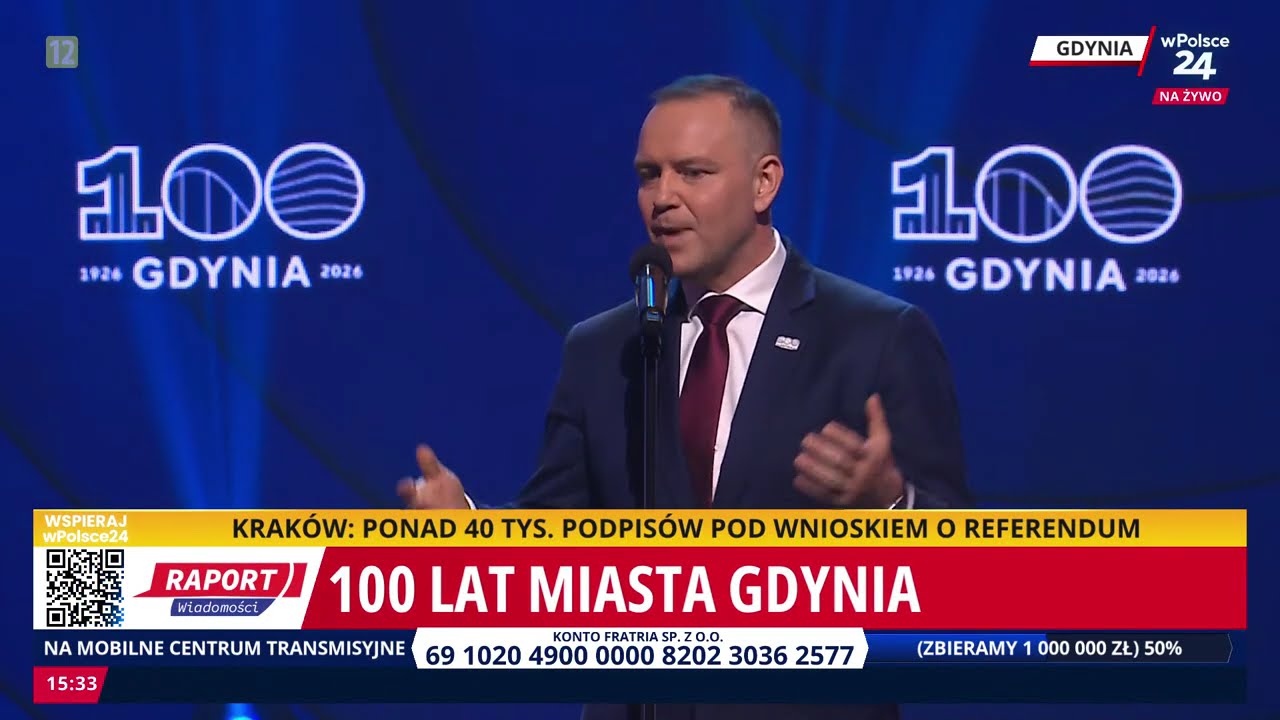 Prezydent z okazji 100 lat miasta Gdynia! 