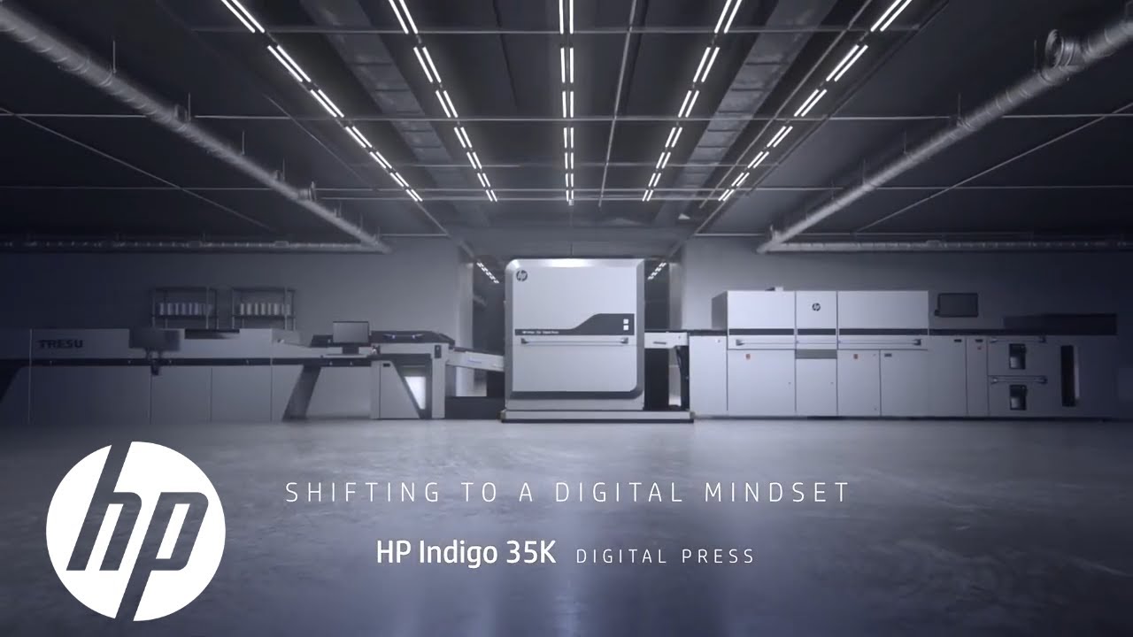 Цифровая печатная машина HP Indigo 35K Будущее уже здесь | Цифровые печатные машины Indigo | HP