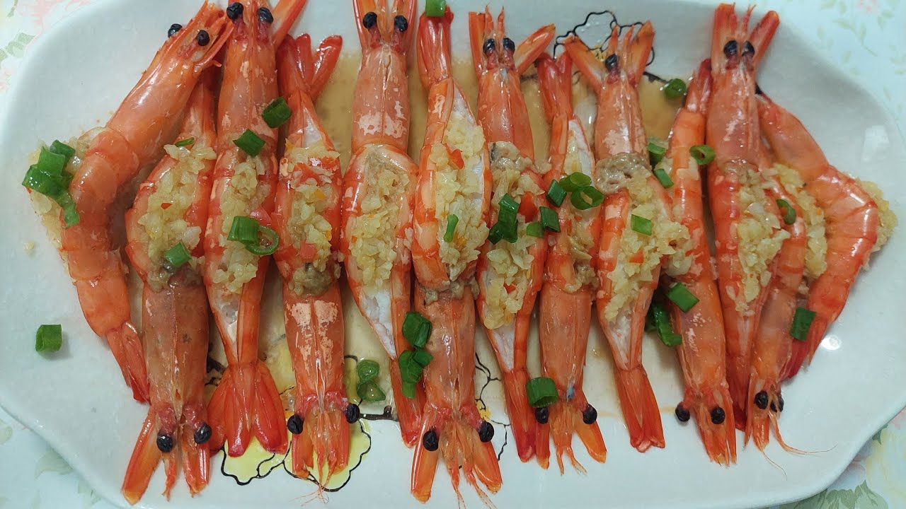 Masakan hongkong stiem udang bawang putih@liyamenul