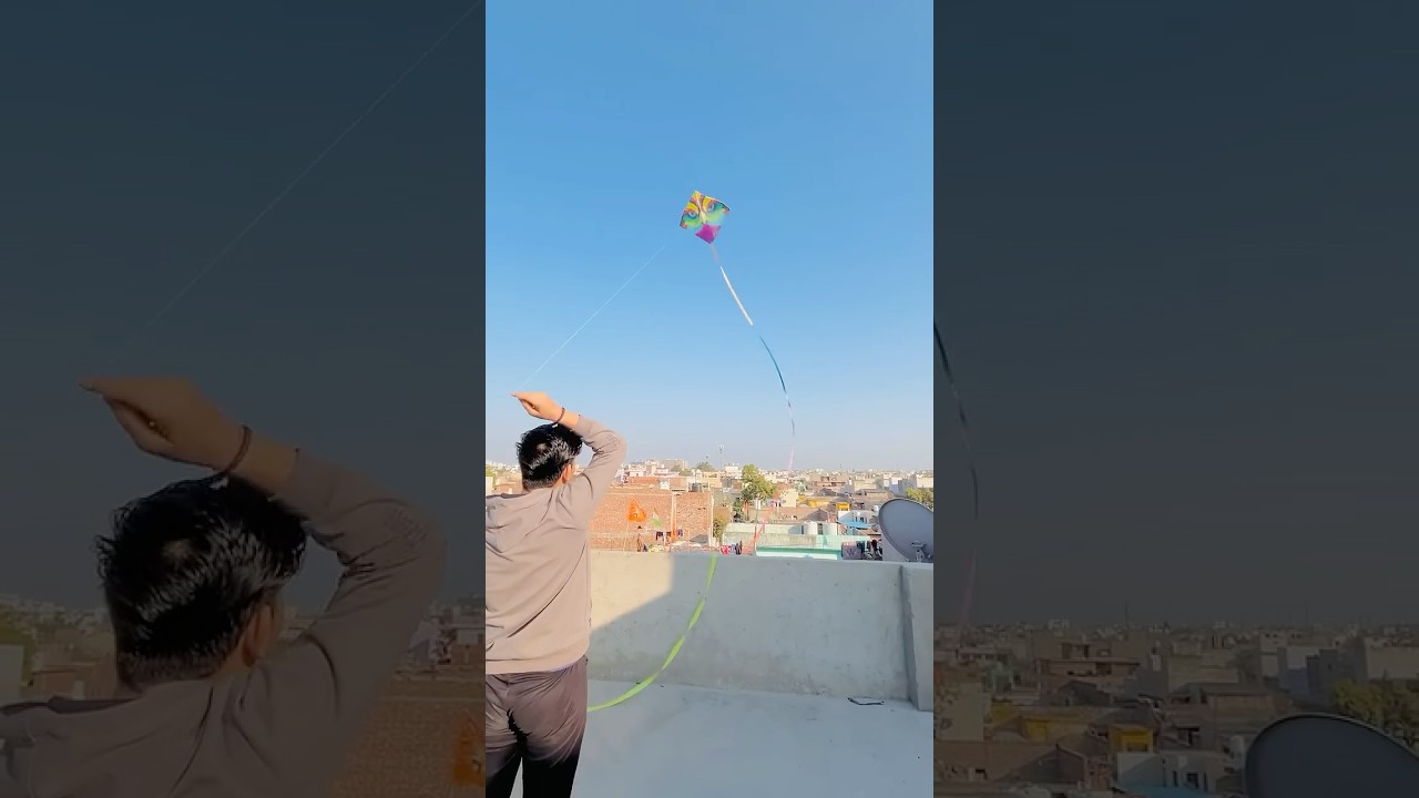 Kite flying world big kite tail 🪁😍