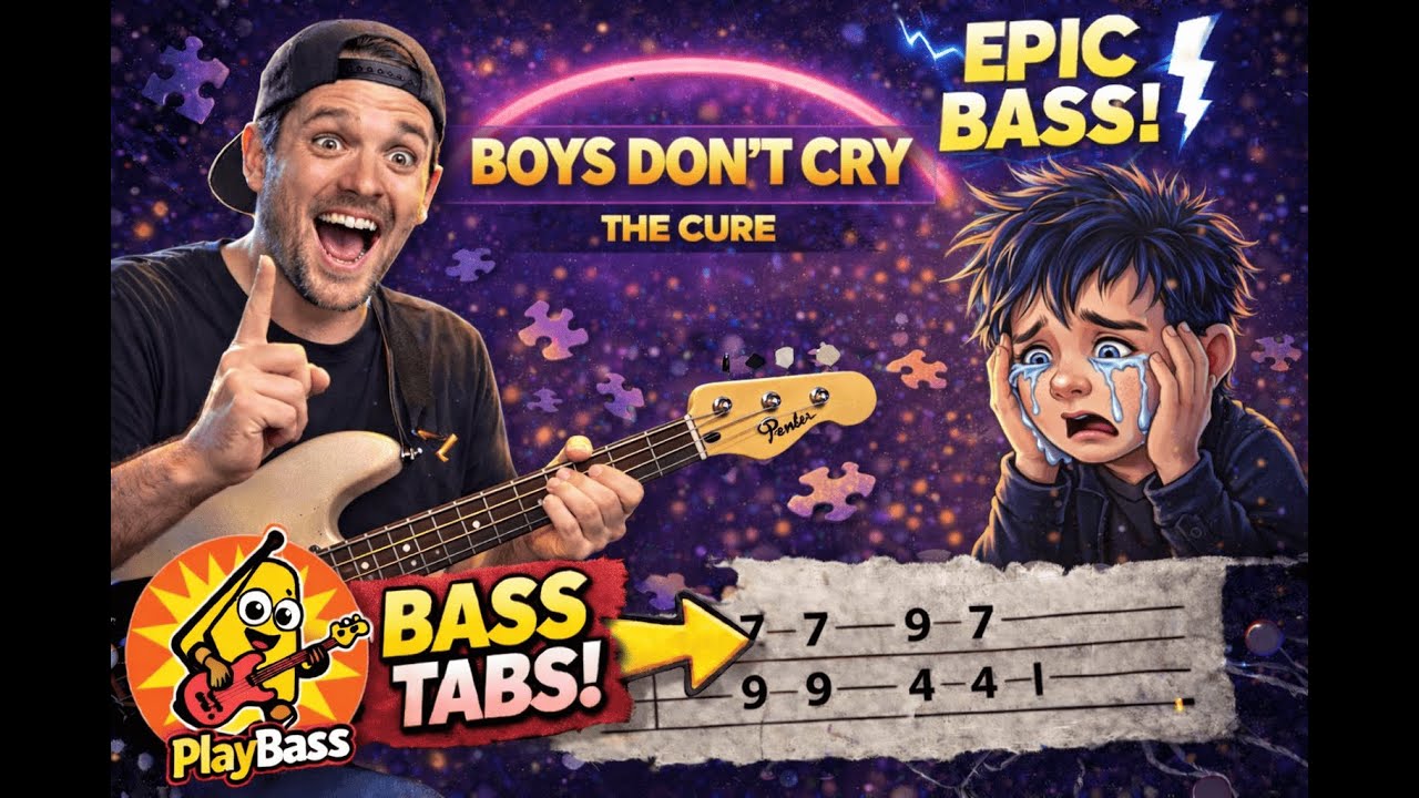 Boys Don't Cry – The Cure (Bass Cover + Tab)