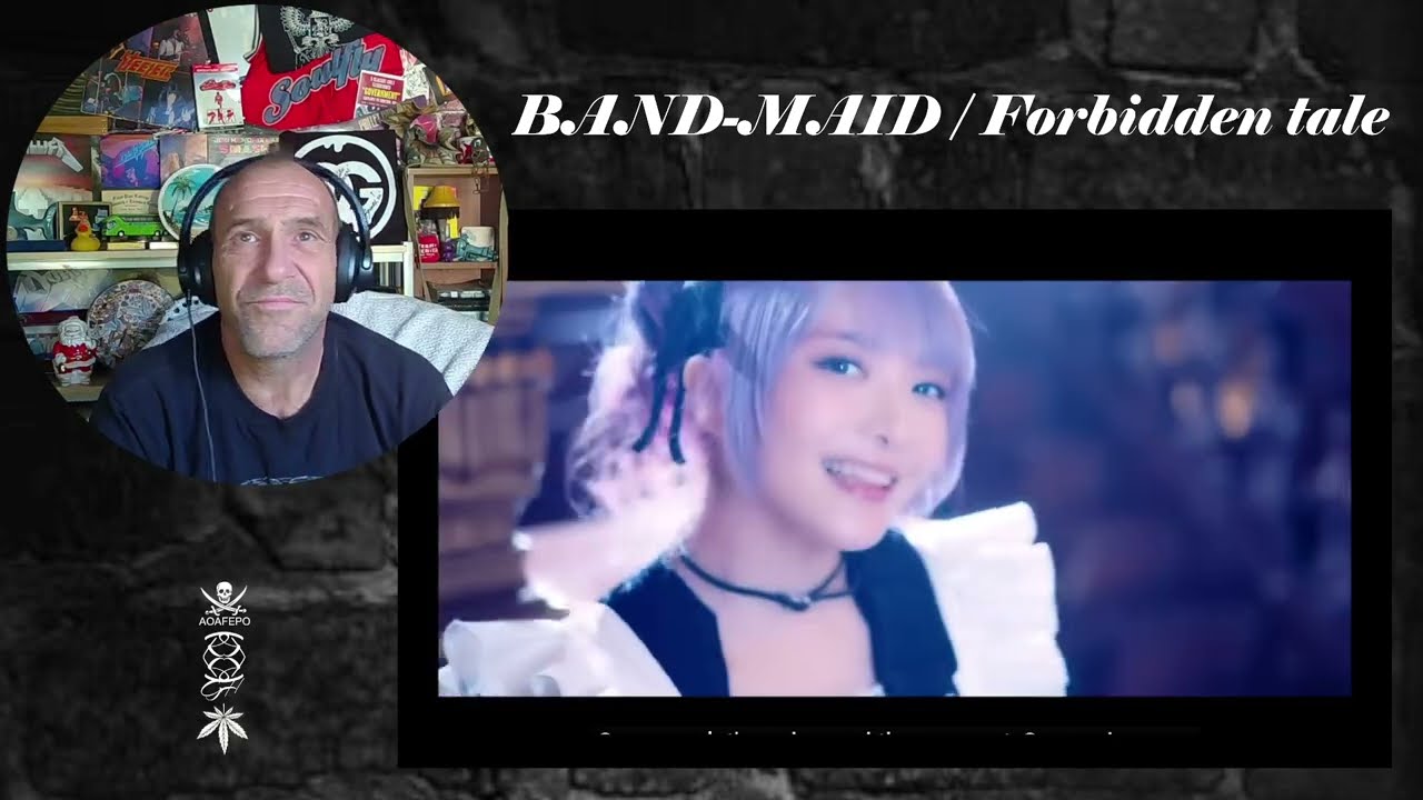 BAND-MAID / Forbidden tale (Official Music Video) - Reaction with Rollen (first listen)