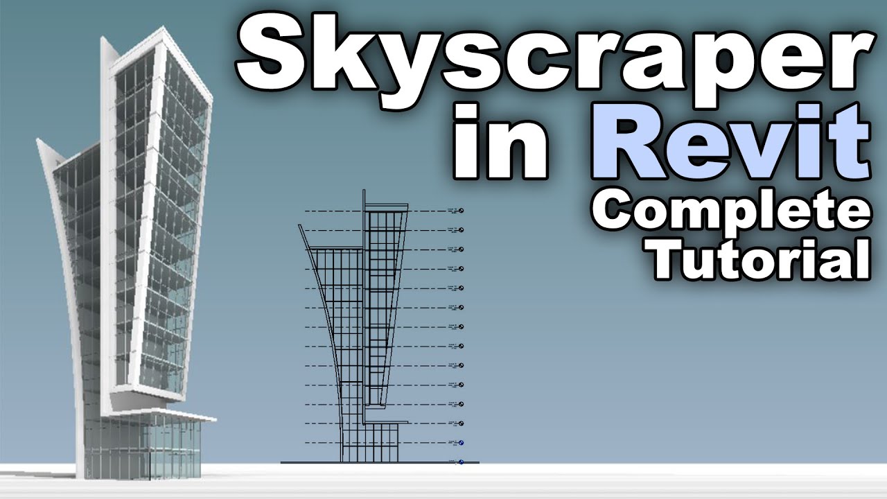 Amazing Skyscraper in Revit Tutorial [Tower in Revit]