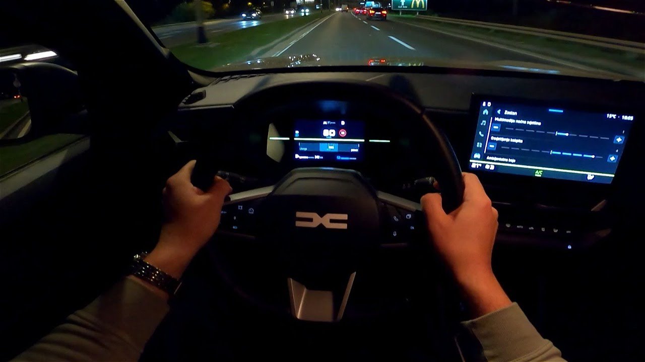 Dacia Duster 2024 [Hybrid 140] Night POV Test drive CARiNIK