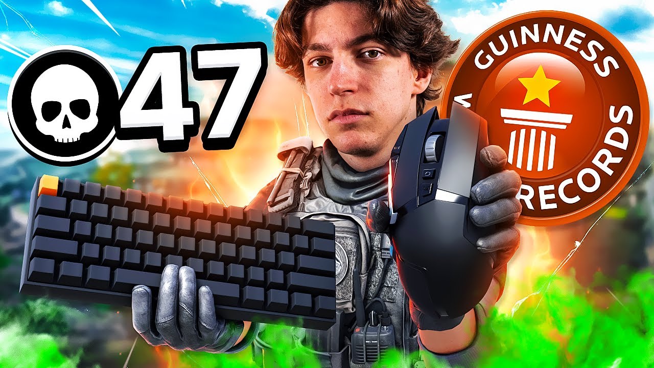WORLD RECORD DE KILLS AU CLAVIER/SOURIS 47 KILLS SUR ASHIKA ISLAND 🔥