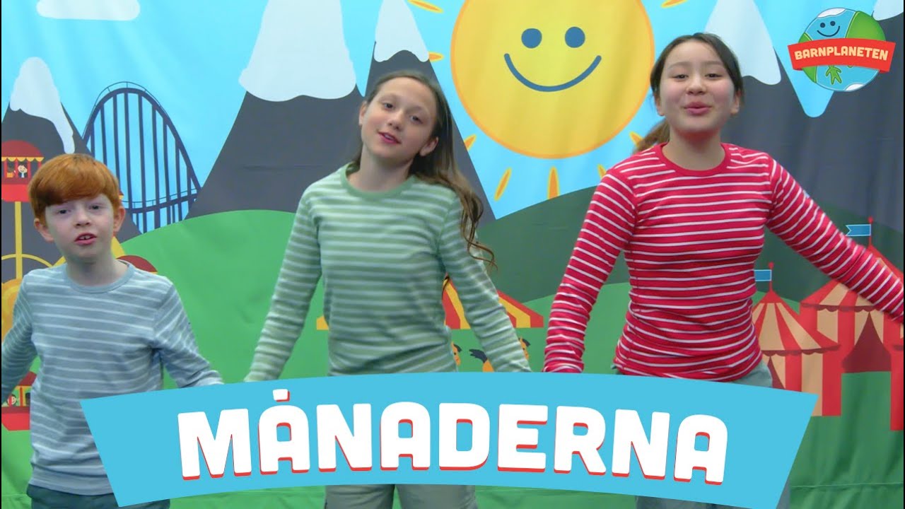 Månaderna - Barnmusik och barnsånger med Minikompisarna