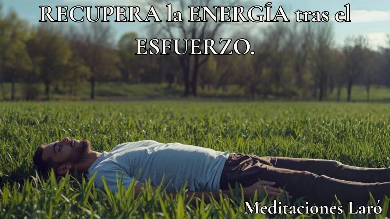 RECUPERA TU ENERGÍA Tras un Gran Esfuerzo • Relaja, Repara y Renueva tu Vitalidad.
