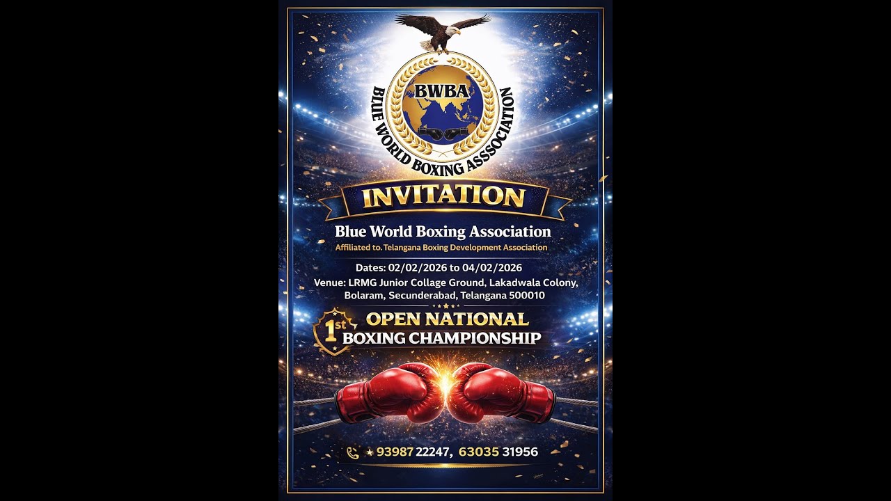 Blue World Boxing Association 1st OPEN NATIONAL BOXING CHAMPIONSHIP