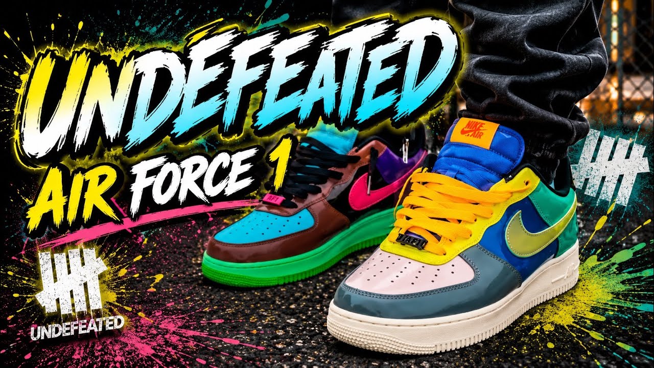 UNDEFEATED Air Force 1 (Patent Leather Pack) Quick Look & On Foot