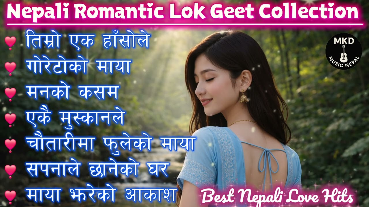 Best Nepali Folk Songs | Trending Nepali Romantic Lok Geet Collection | MKD Music Nepal 