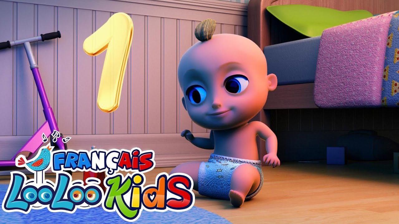 Dix Dans Le Lit - Chansons &agrave; gestes pour b&eacute;b&eacute;  - Comptines B&eacute;b&eacute; - LooLoo Kids Fran&ccedil;ais