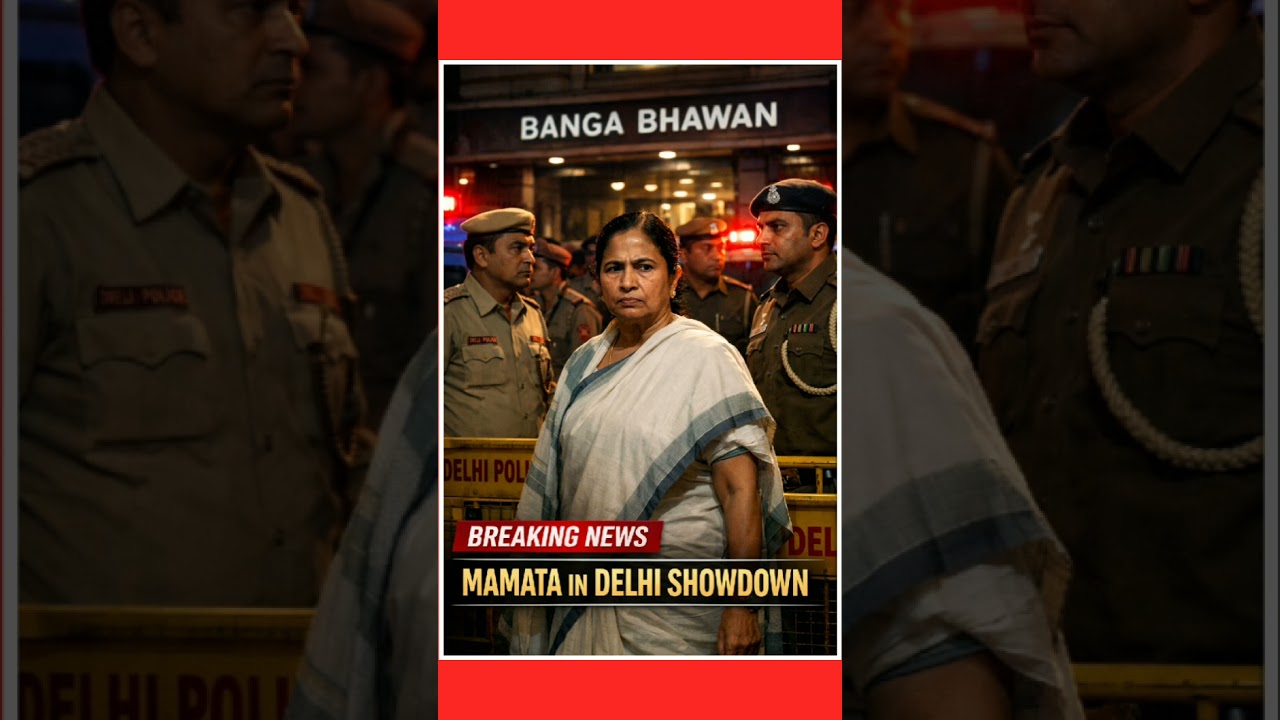 Mamata Banerjee Delhi Visit | Bengal Bhawan Surrounded by Delhi Police | Political Clash