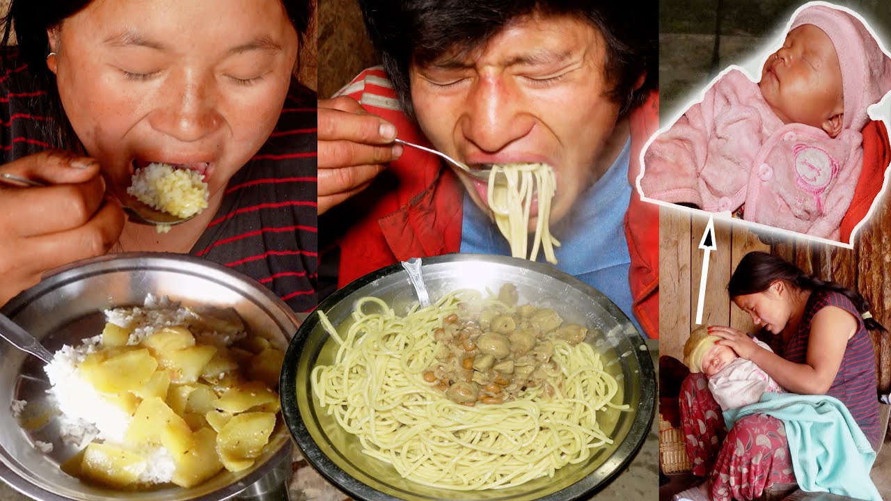 Jina loves RICE & Sanjip loves NOODLES || Sanjip JIna with their Son JONSON ||