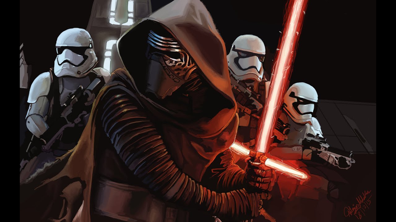 Star Wars - The Force Awakens | Digital Painting | Photoshop Time Lapse Tutorial | Speed Drawing